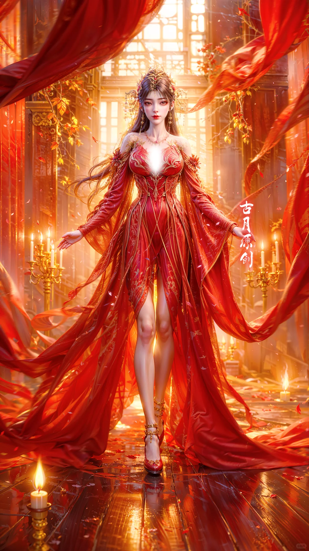 国漫完美世界系列同人手机壁纸-火灵儿5