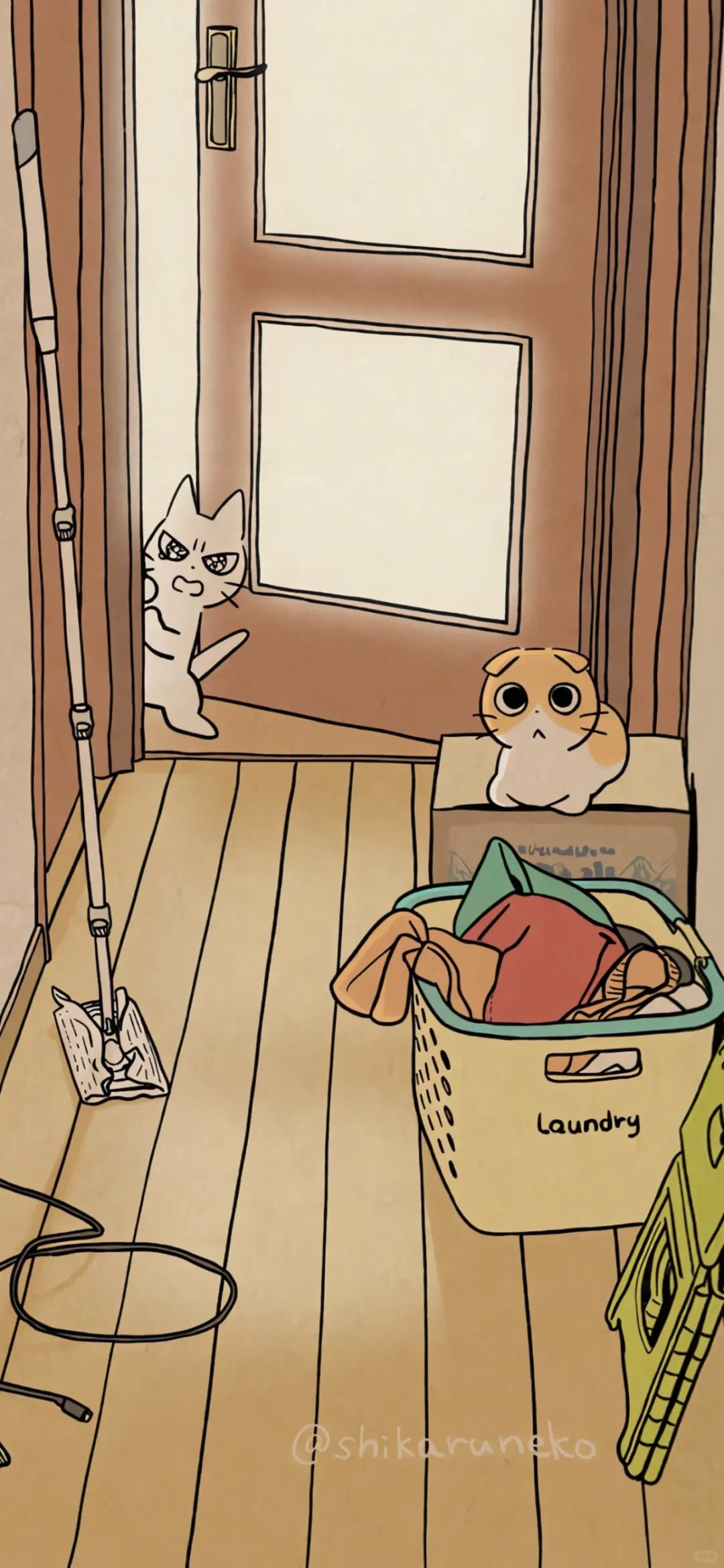 操碎心的小猫系列壁纸