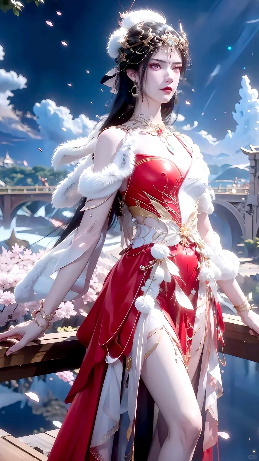 女神壁纸｜红蝶仙逆高清手机动漫4K国漫壁纸