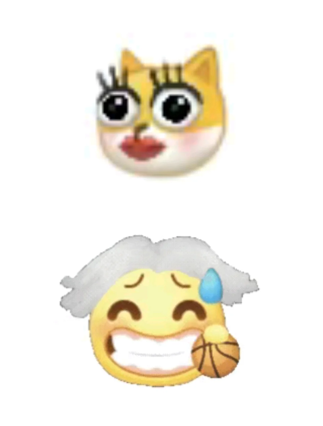 有人知道这两个Emoji在哪里找吗