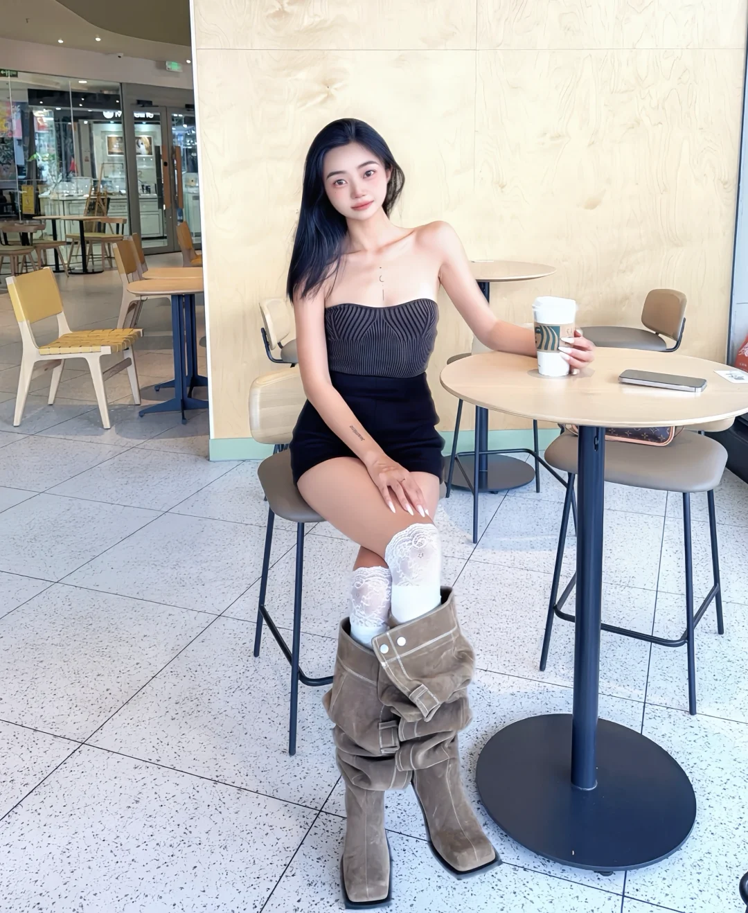 圆脸女孩子美的高级
