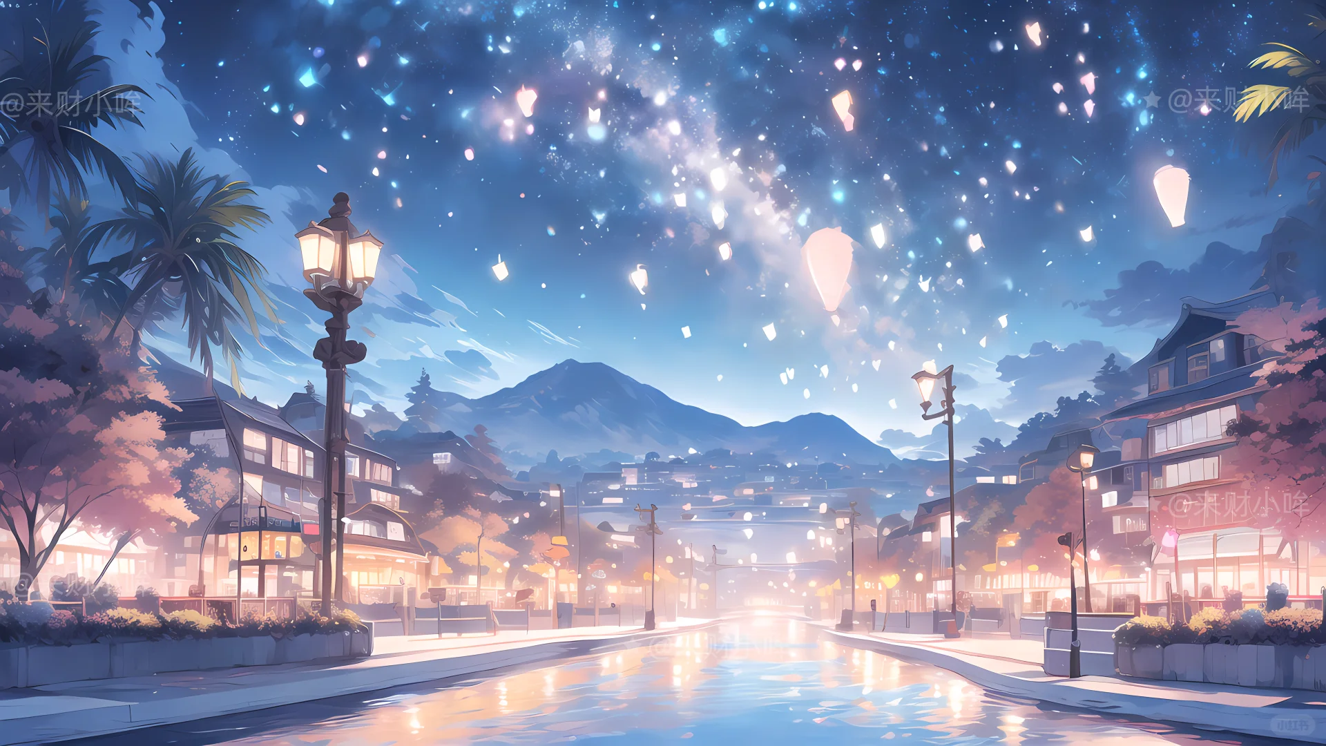电脑壁纸 | 夜晚的光