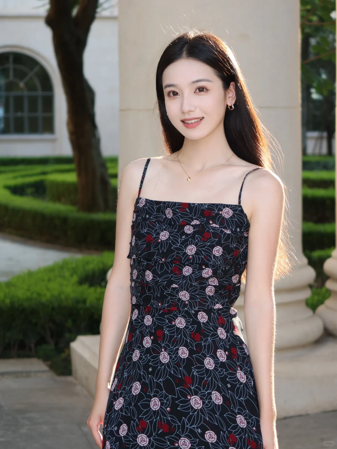 夕阳把人照的好温柔～