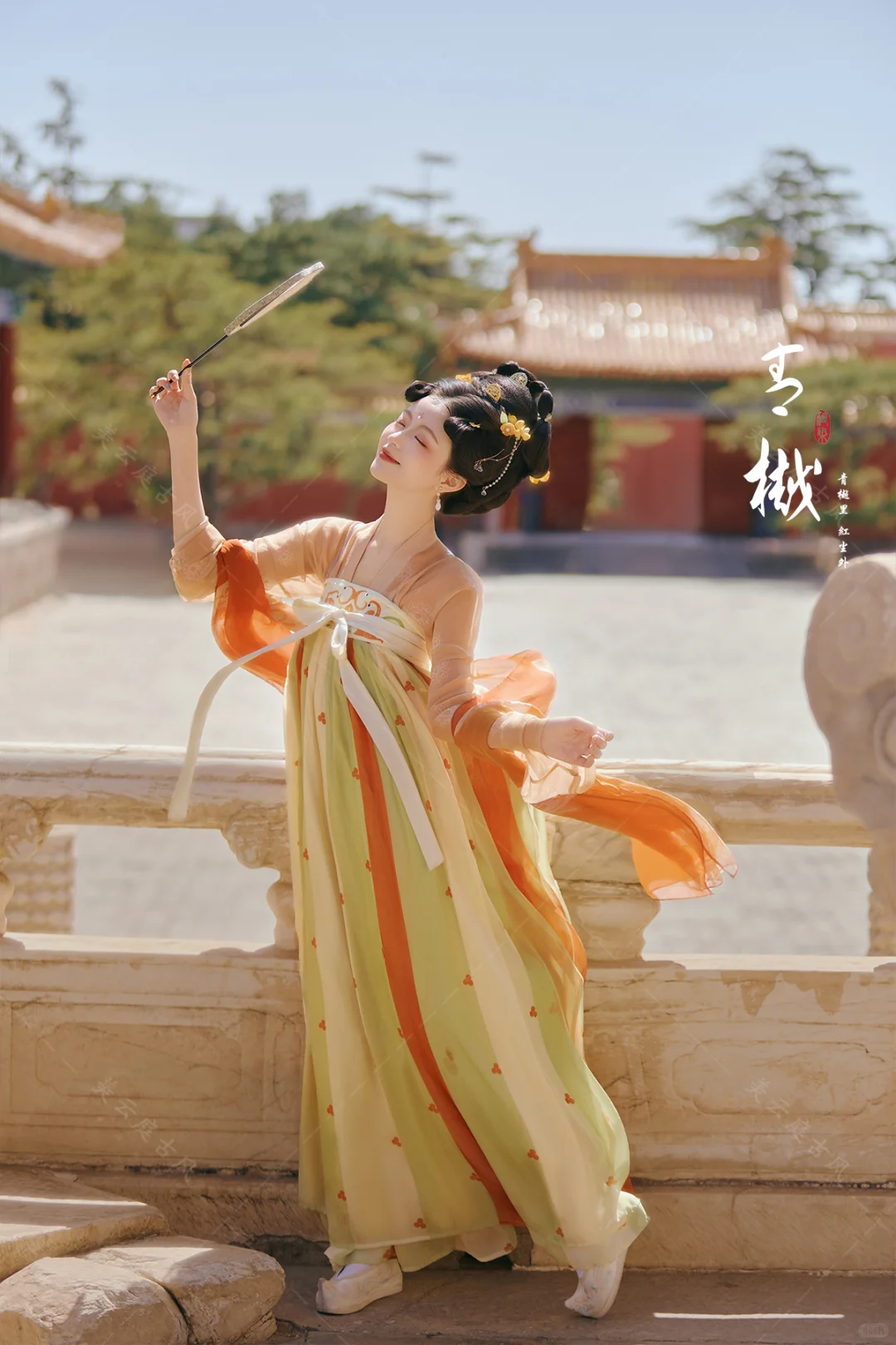 可愿执扇，同看流年～小唐风妆造真的甜到我