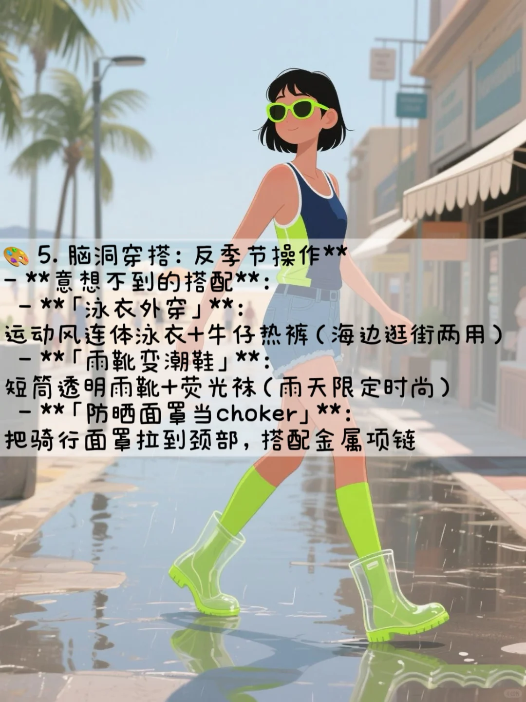夏日穿搭小技巧