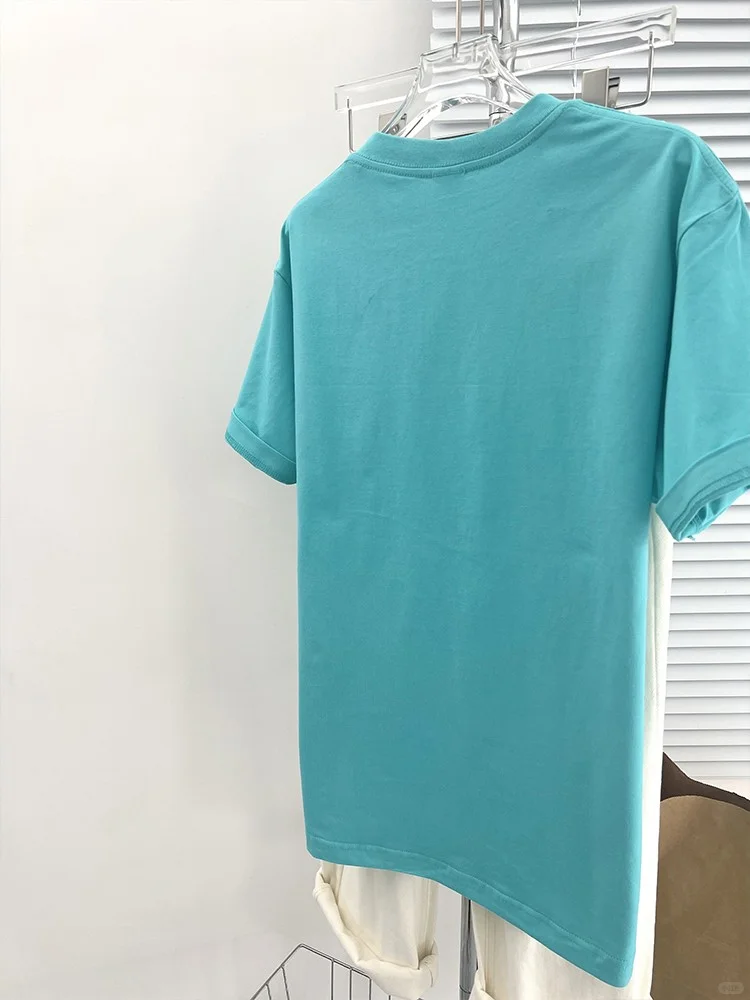 💙2024夏季必备水蓝T恤👚