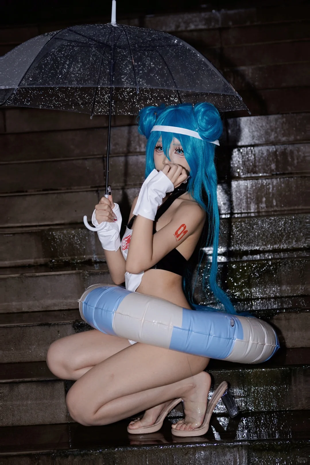 广州初物语漫展初音赛车泳装