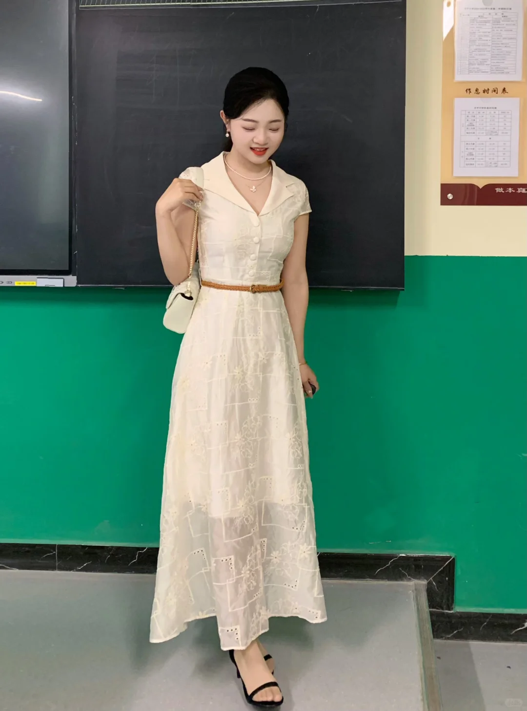 下个月的公开课这样穿可以吗👆