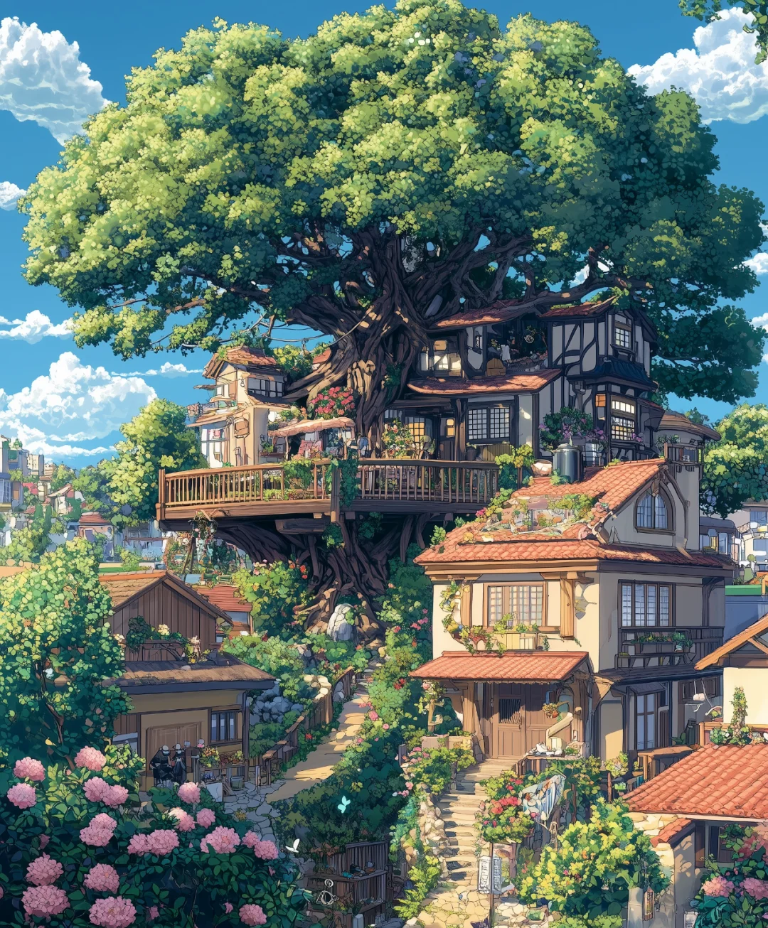 宫崎骏的夏天，好想住进治愈系漫画里