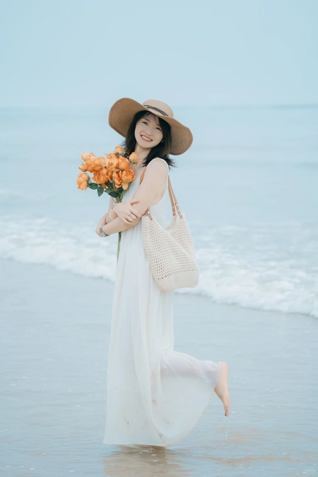 海边松弛感拍照姿势🌊轻松拍出人生照片