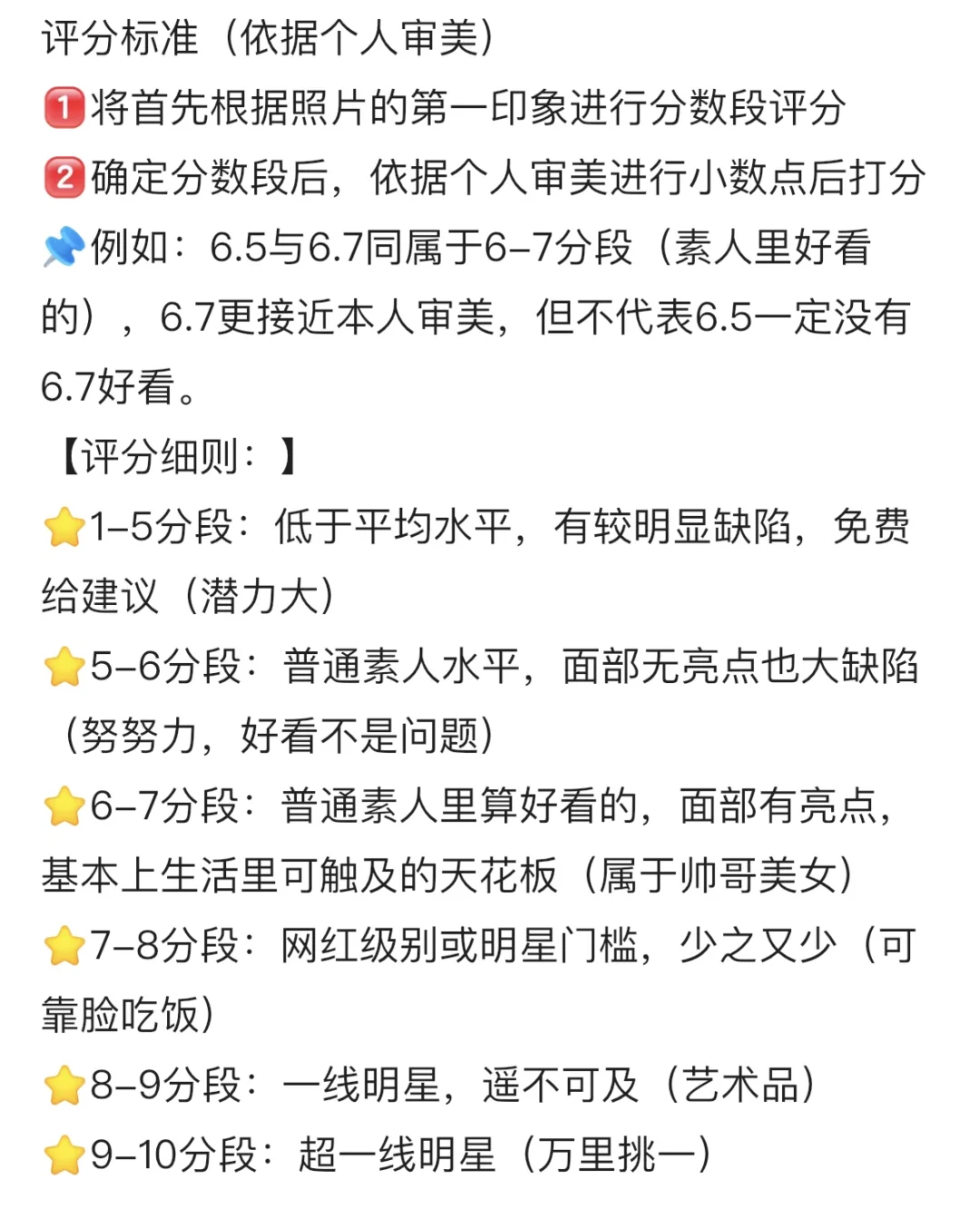 专业锐评长相，玻璃心勿进。