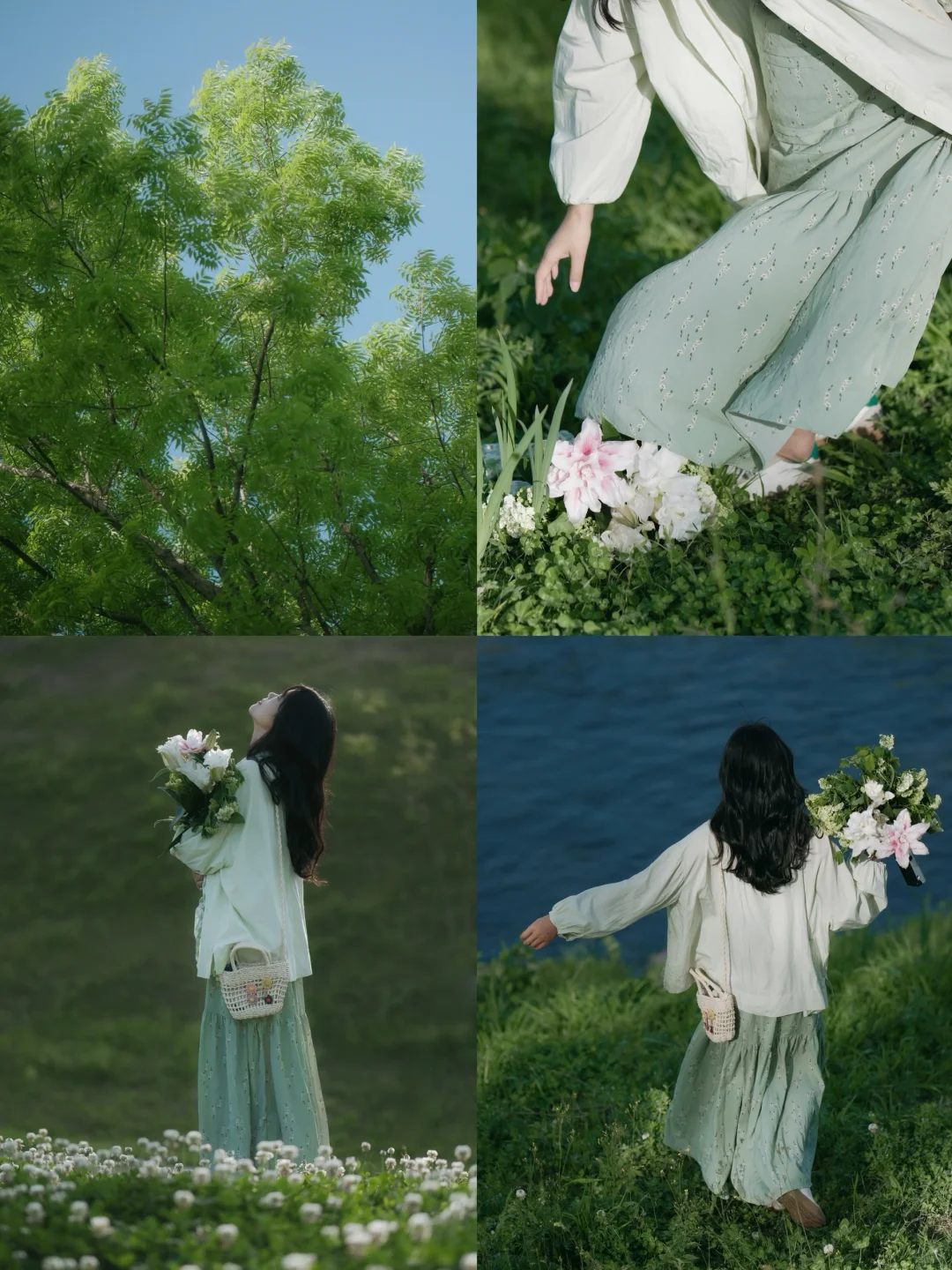 夏天的故事开始啦｜🌿森系电影感公园拍照