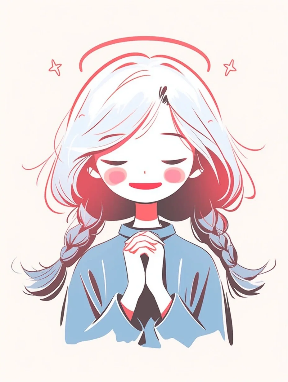 许愿超灵的天使girl