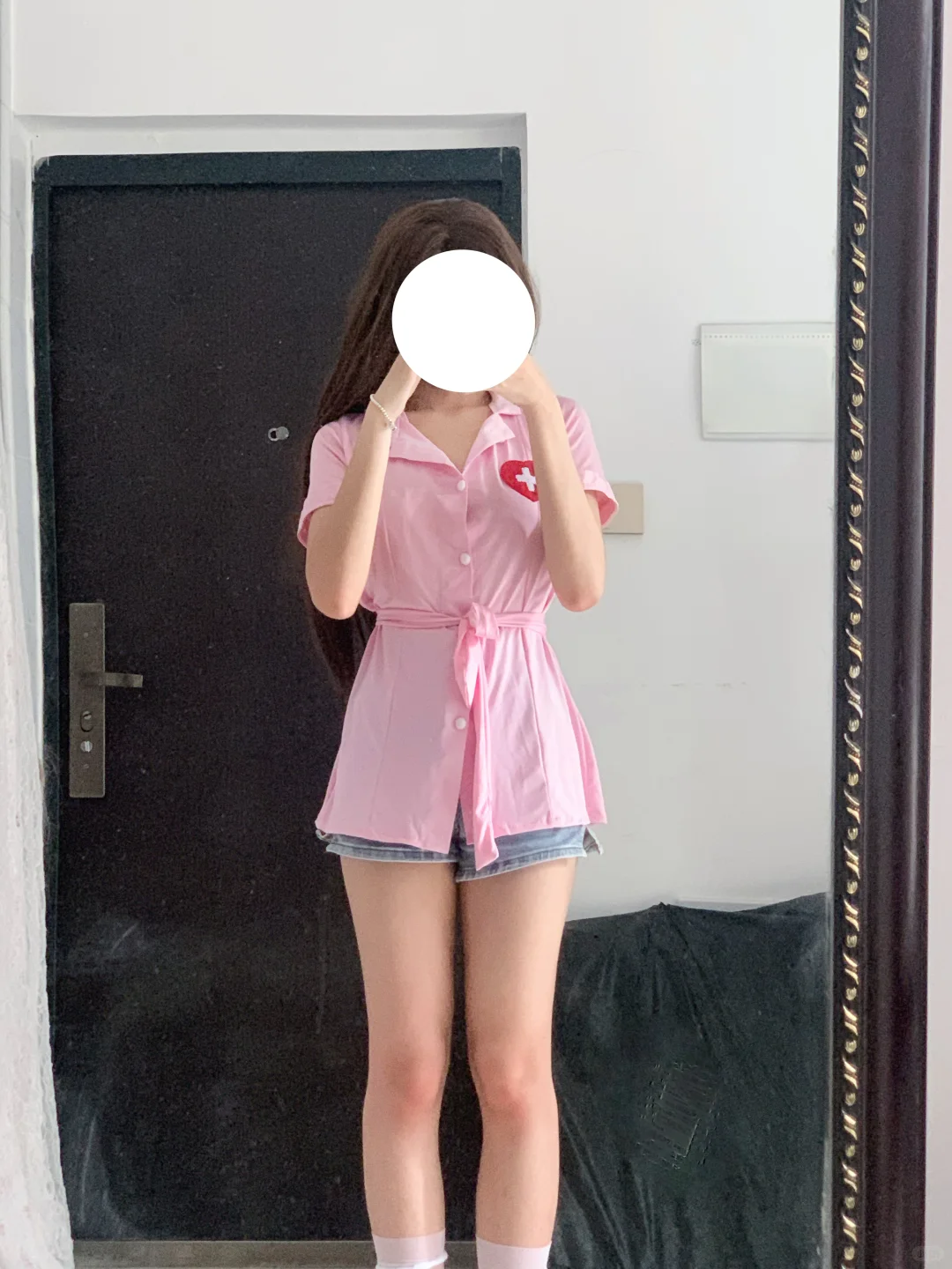 左滑❗️粉色制服好甜啊