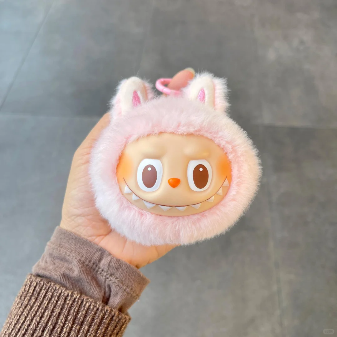 搪胶毛绒拉布布公仔挂件可爱潮玩labub