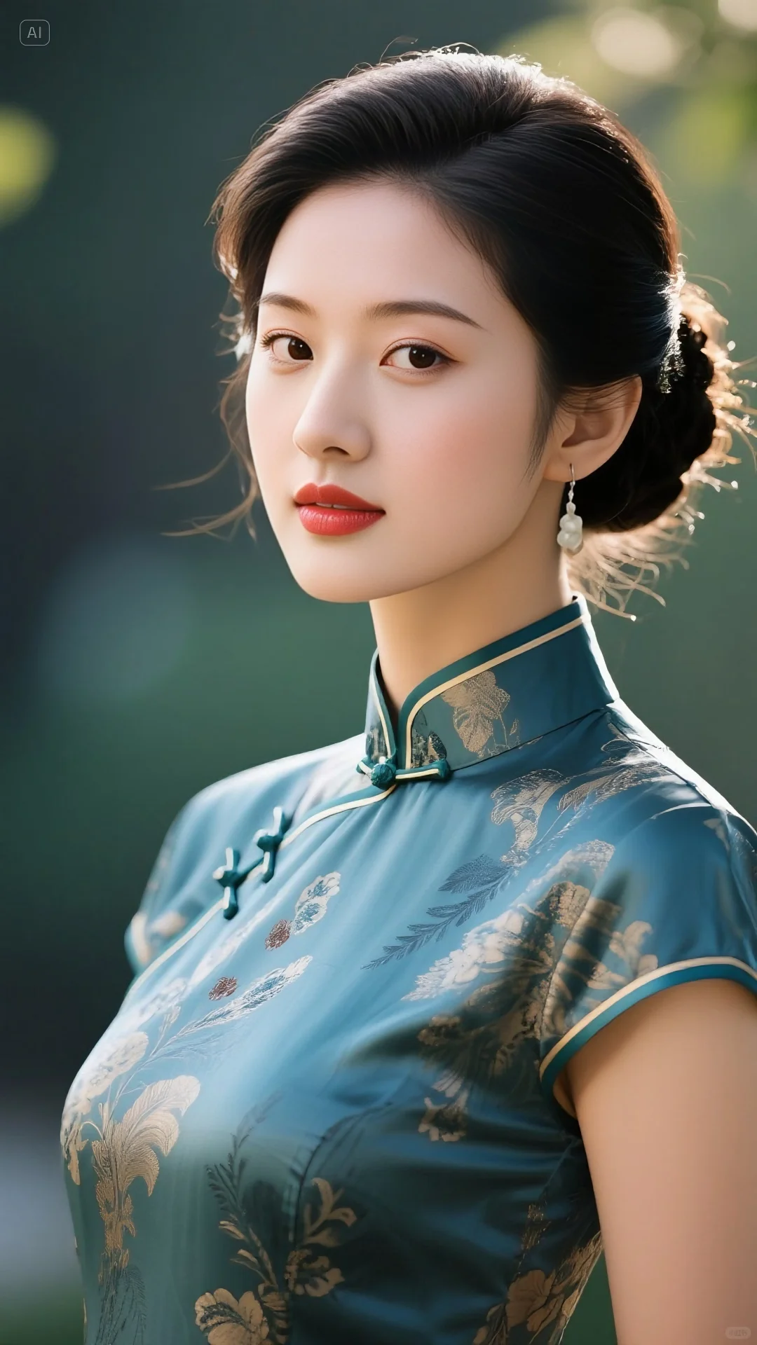 是她了，我一定要她！清宫风旗袍（AI美女）