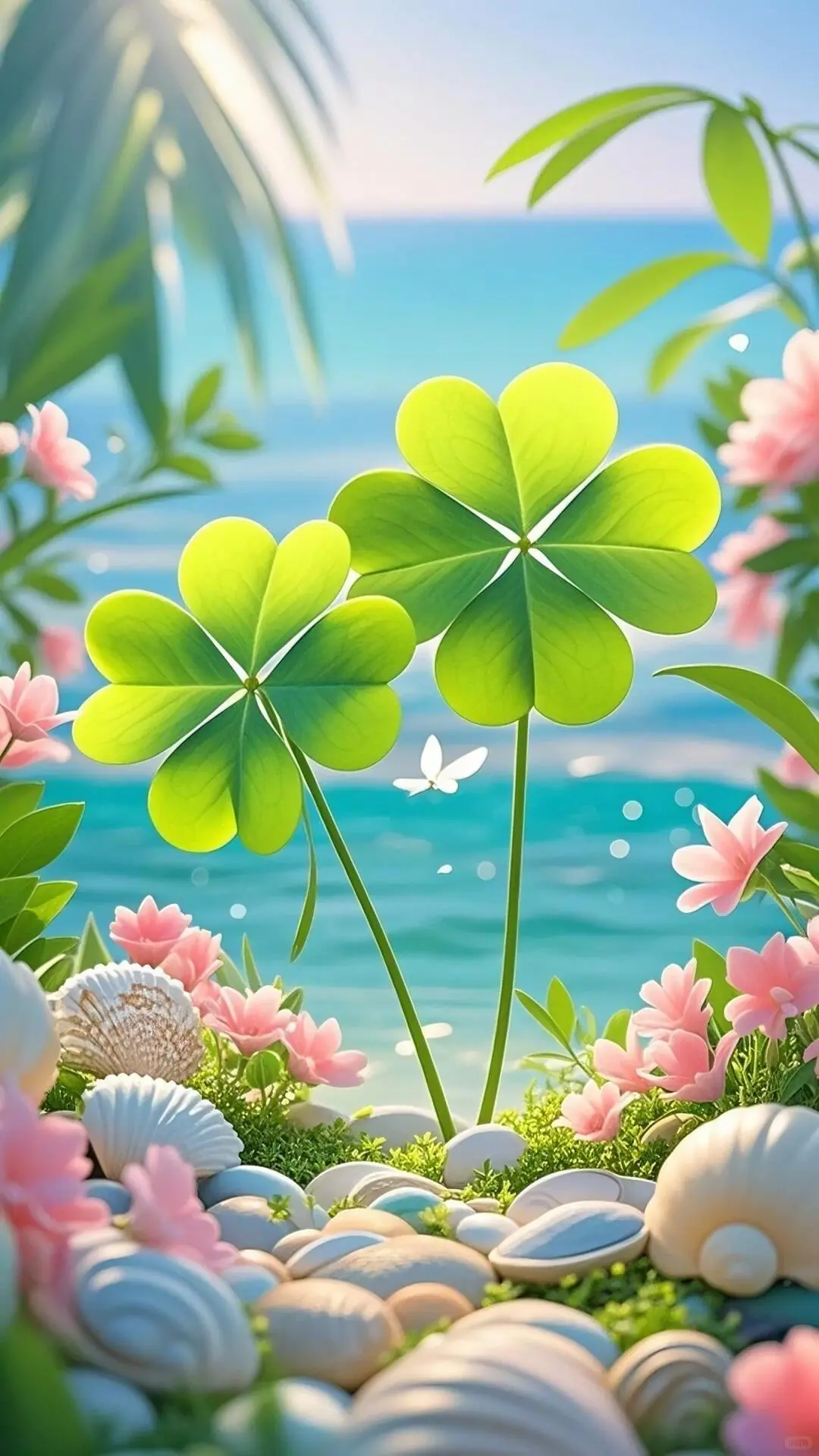 怎么会有这么好看的四叶草🍀🍀🍀