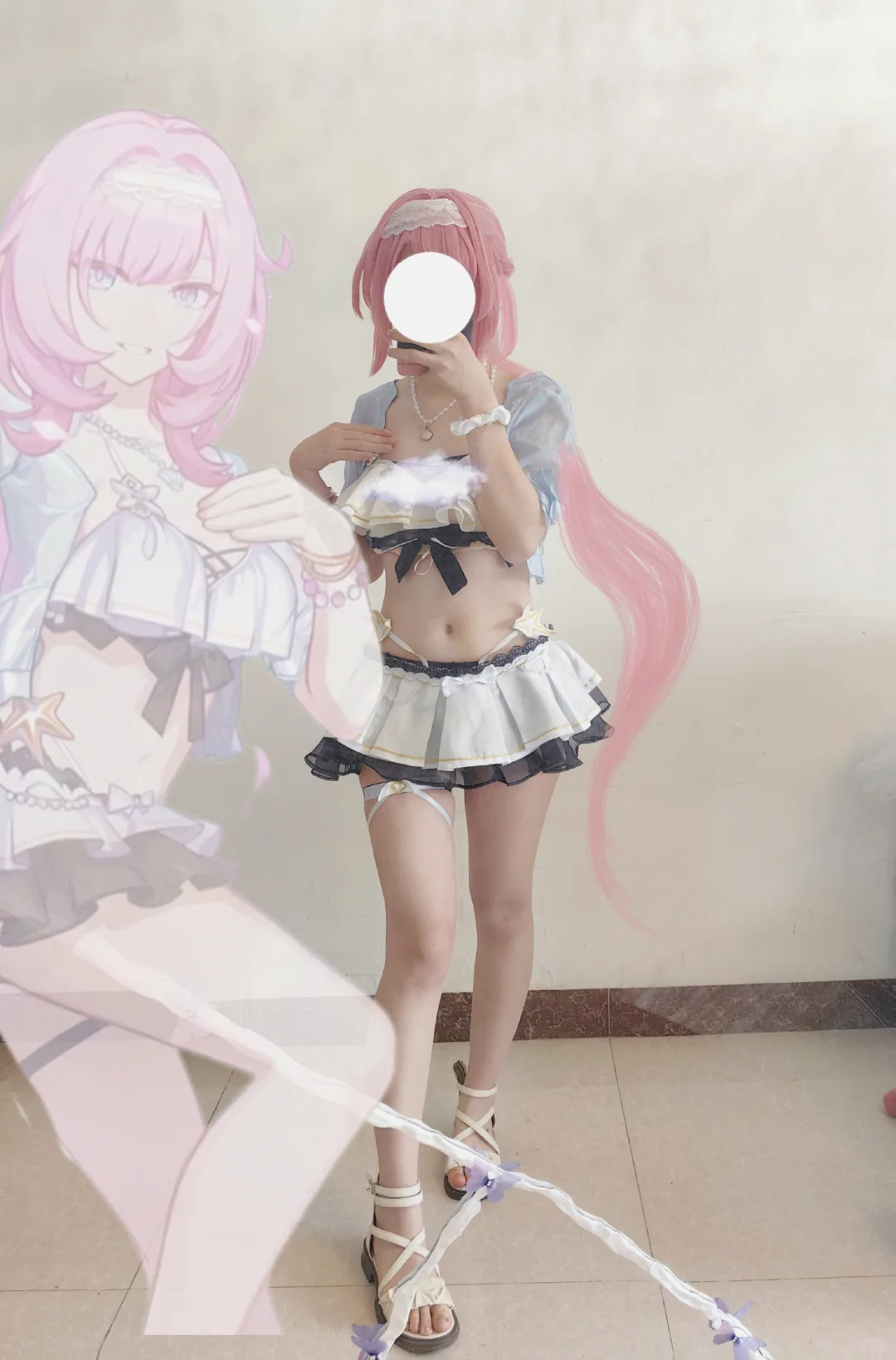 爱莉泳装试衣