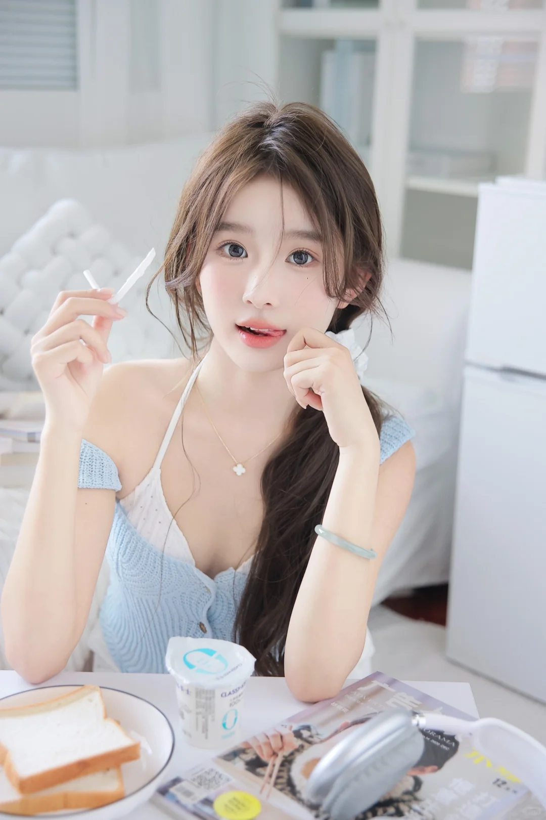 秋天的第一组奶fufu的居家少女