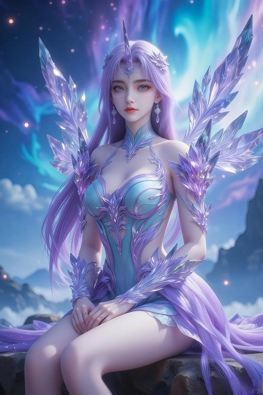 完美世界一一紫发仙女🧚‍♀️