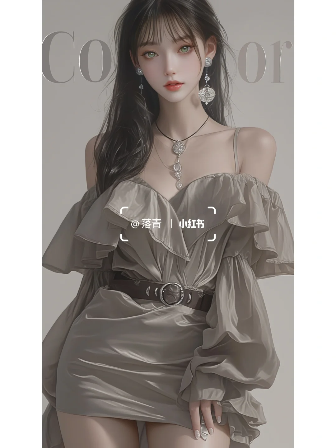 女生立绘｜飒酷御姐系｜不同风格，不同感觉