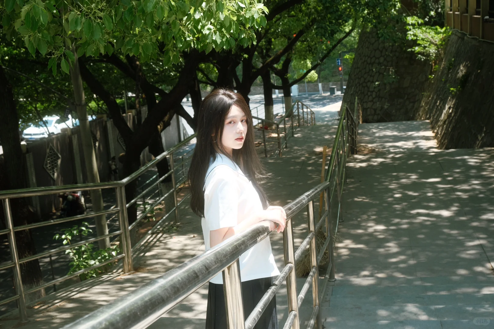 夏日、高马尾、闪闪发光的少女！