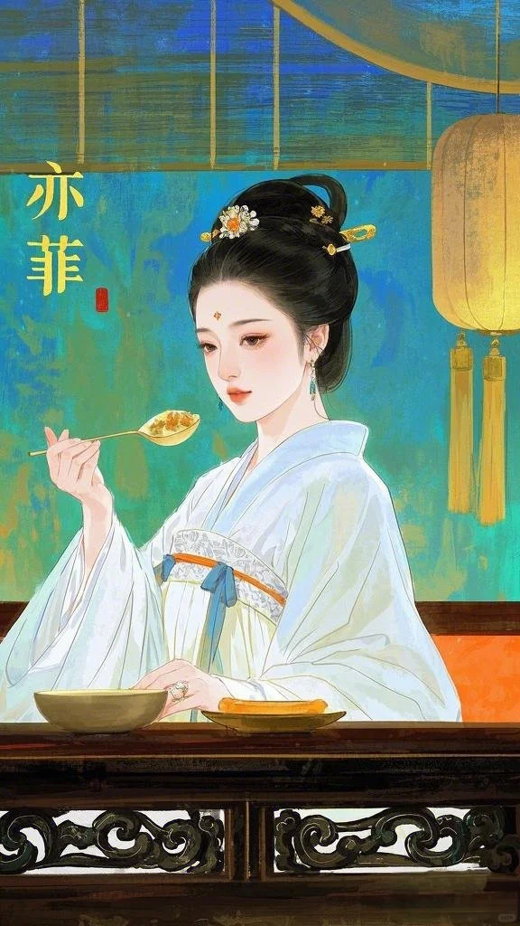 清冷古风美人，古韵之美。