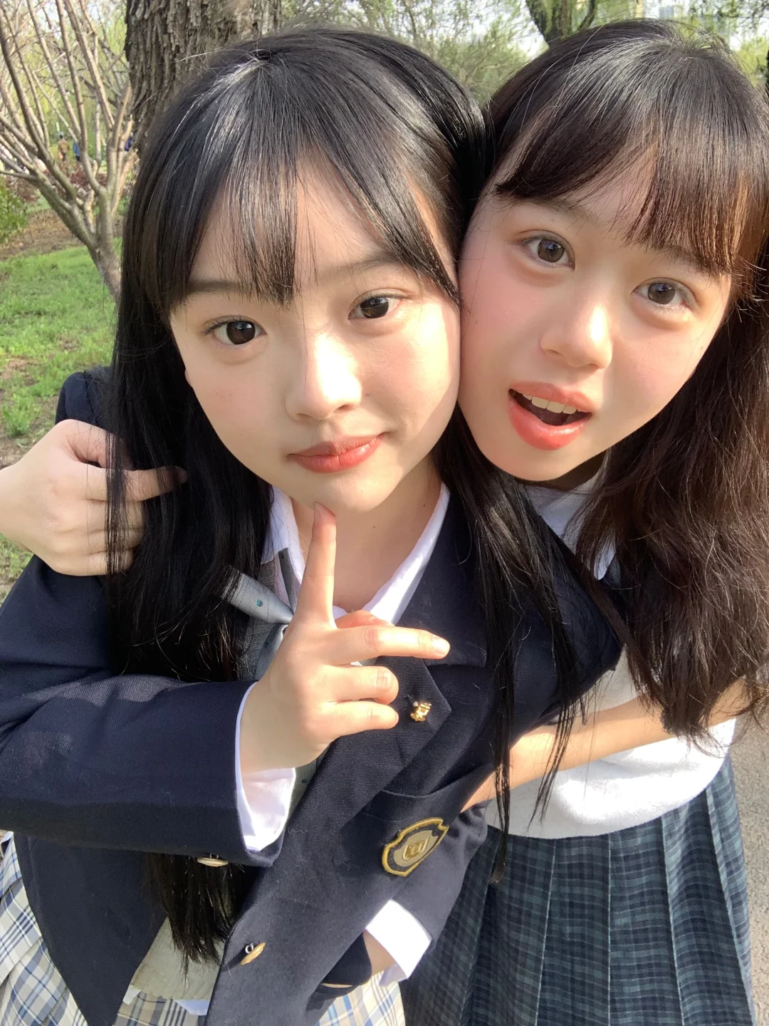 jk日常｜双子jk这样拍！好可爱(＞人＜;)