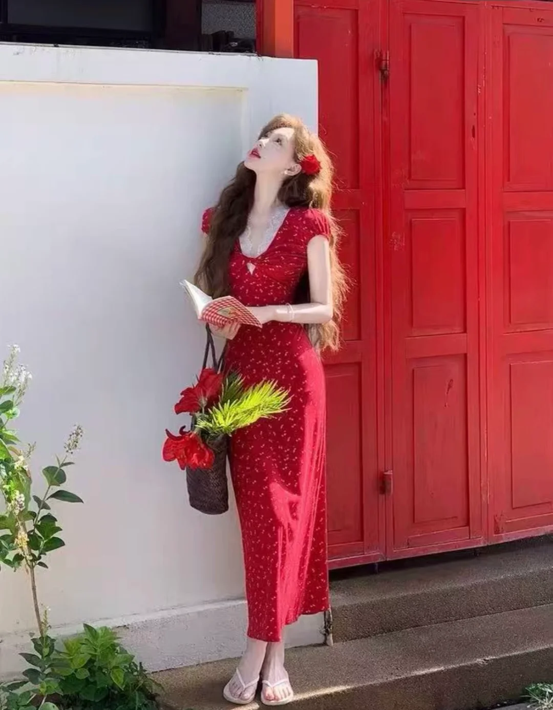 这一套真的美翻了！红裙真的绝！
