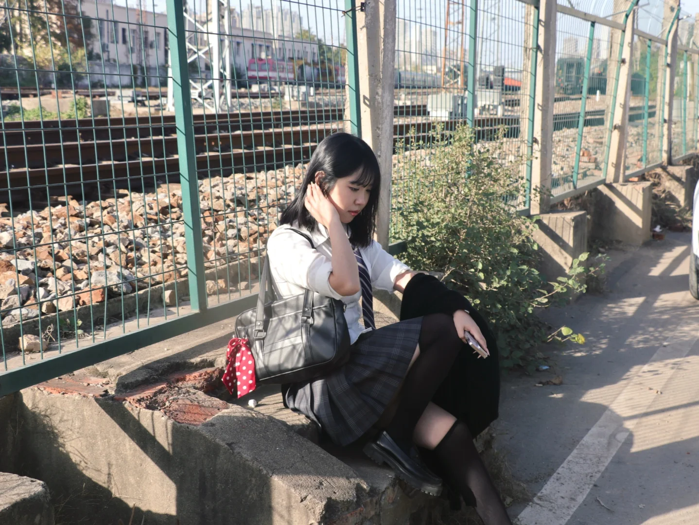 朋友说 好像拍到了日剧女主