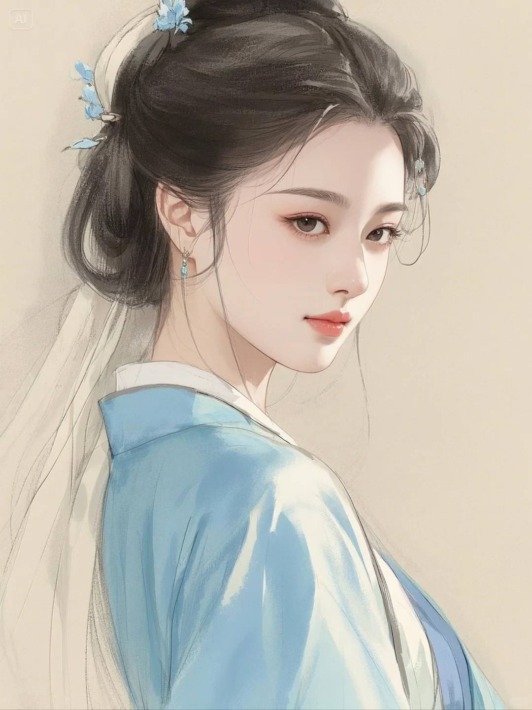 国风壁纸｜素颜如玉