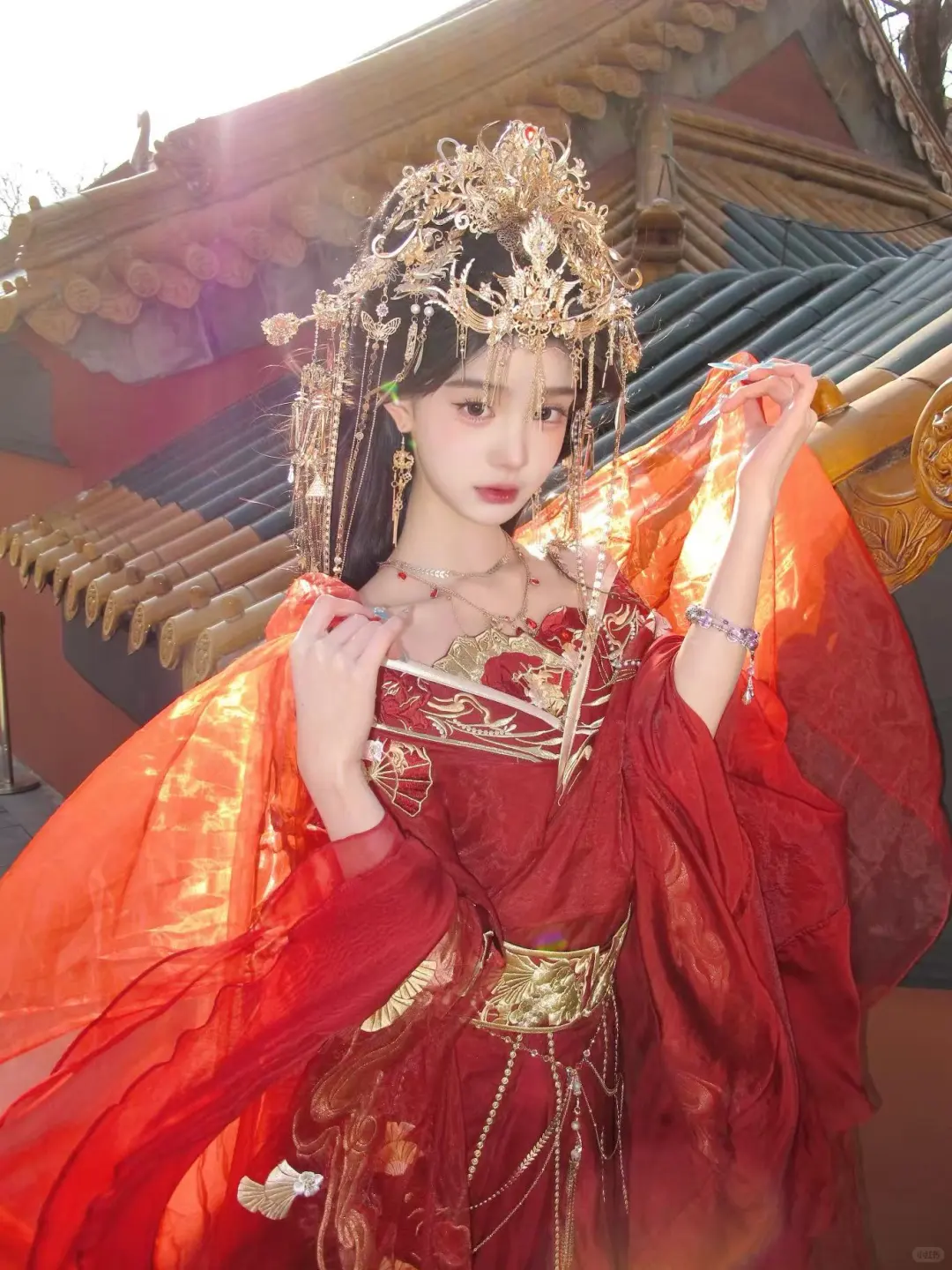 李慕婉婚服仿妆｜只求与你共华发…