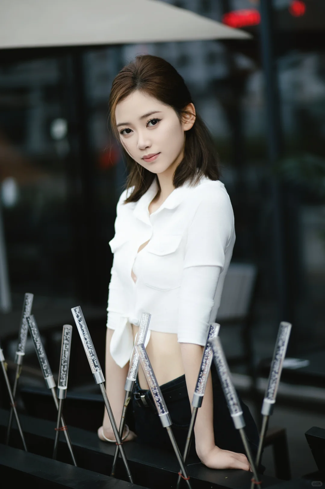 韩系美女，清冷女孩，白月光