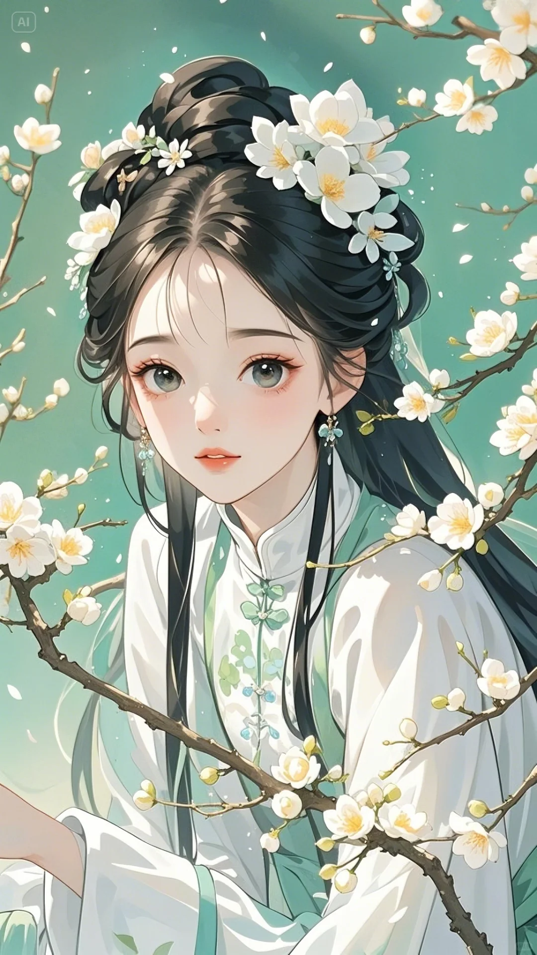 古风｜花开花落花在头，飘逸如仙一身柔🌷