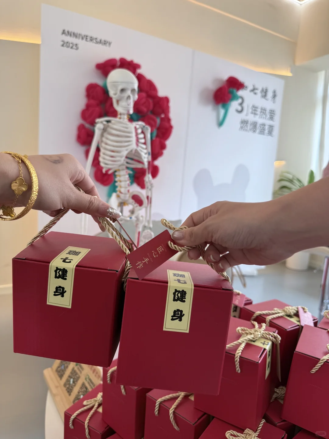 跟姐妹一起健身真快乐！