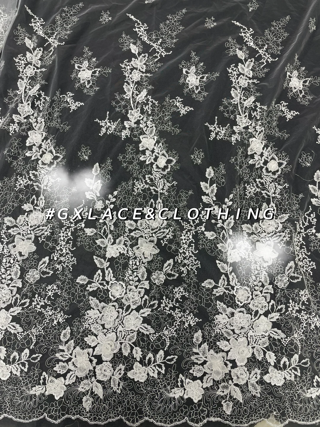 3D立体花婚纱礼服蕾丝｜婚纱设计