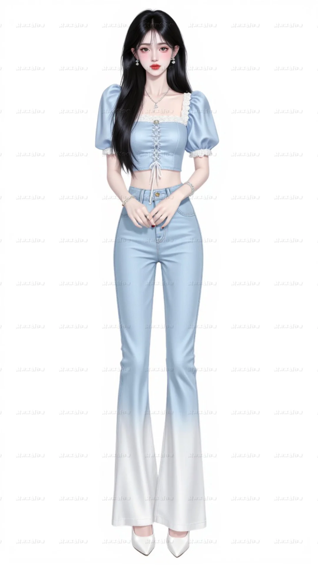 又美又飒的牛仔裤～蓝色系列💙