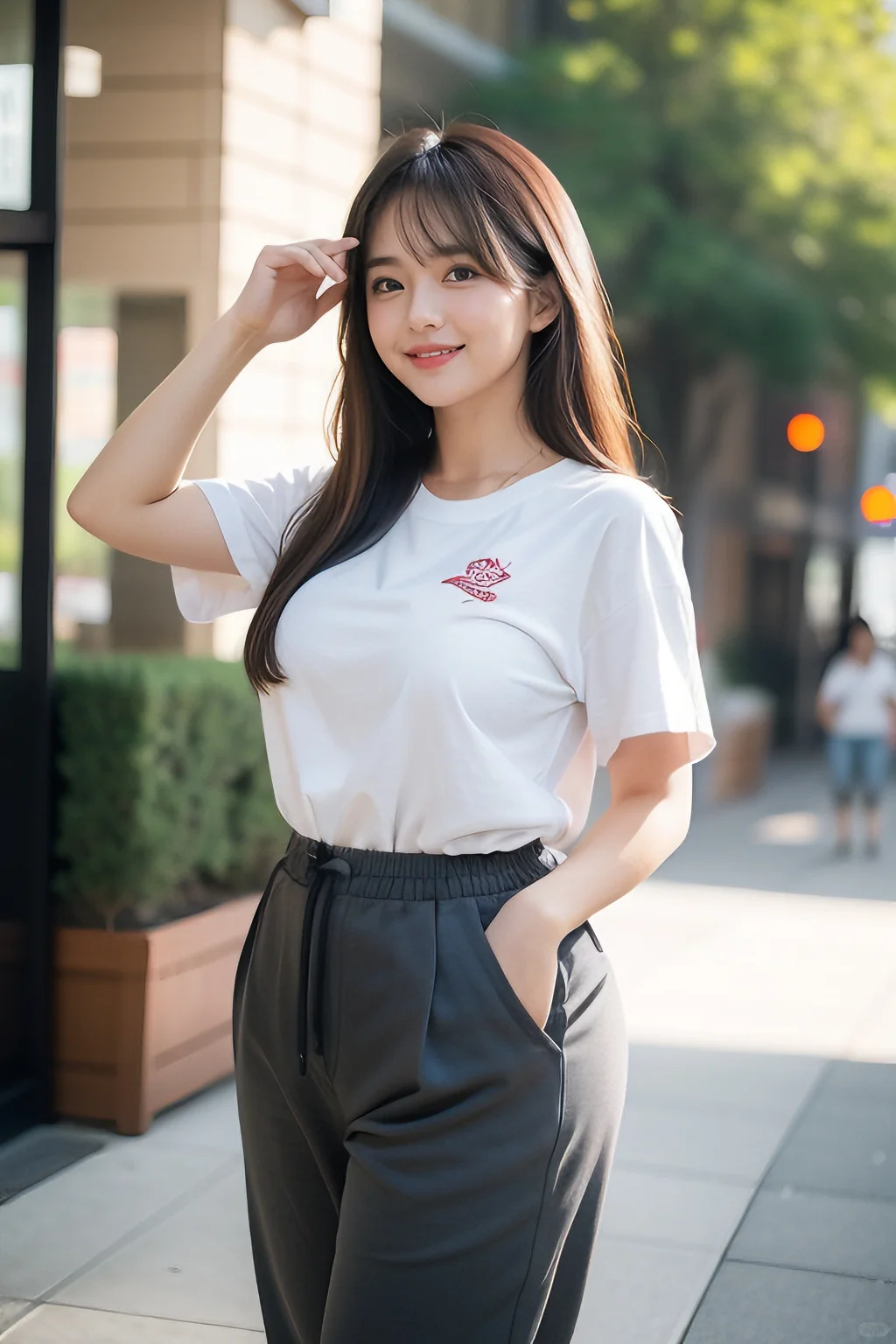时尚街拍，美女风采闪耀街头