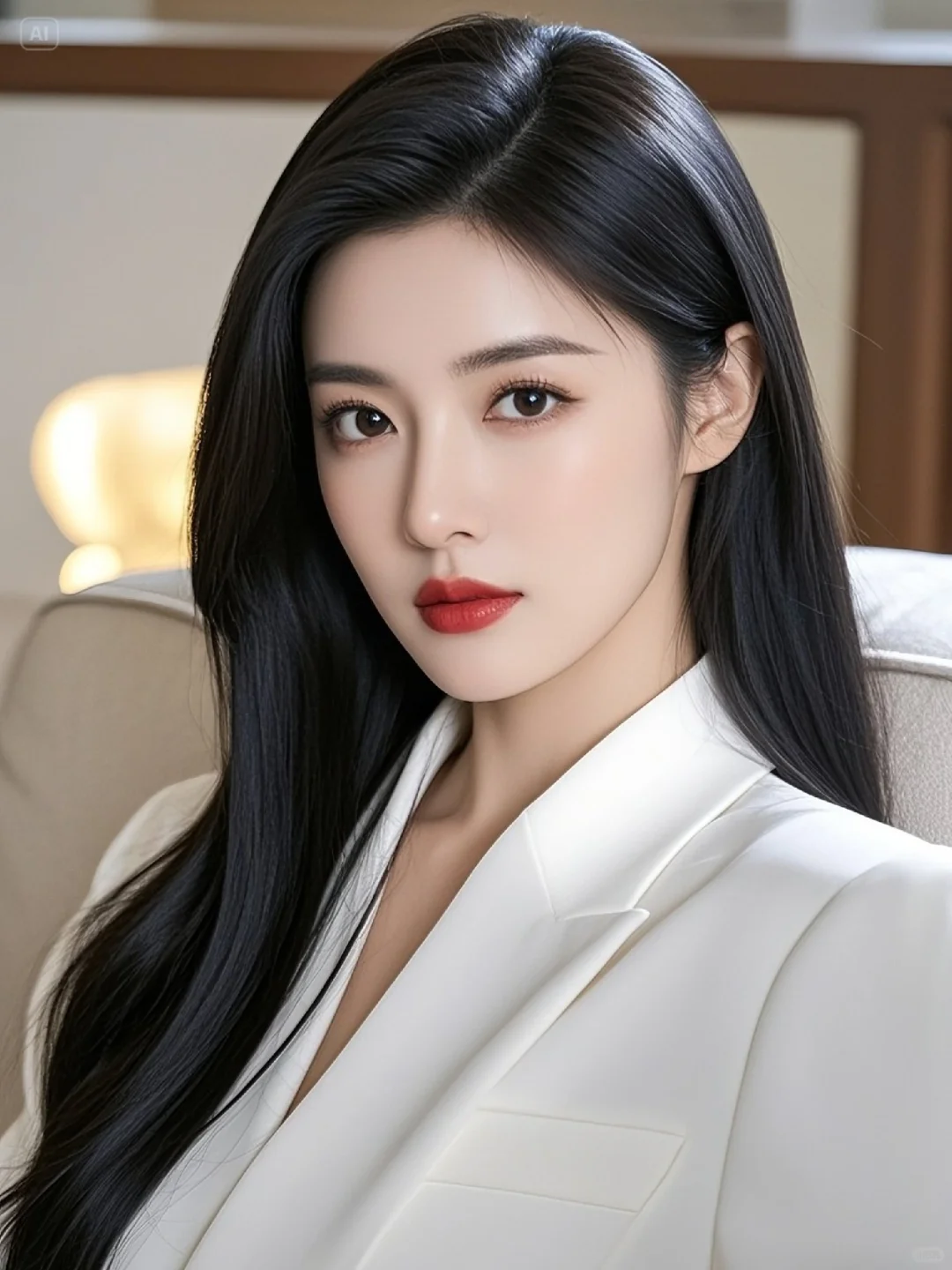 她是清冷绝美的冰山美人