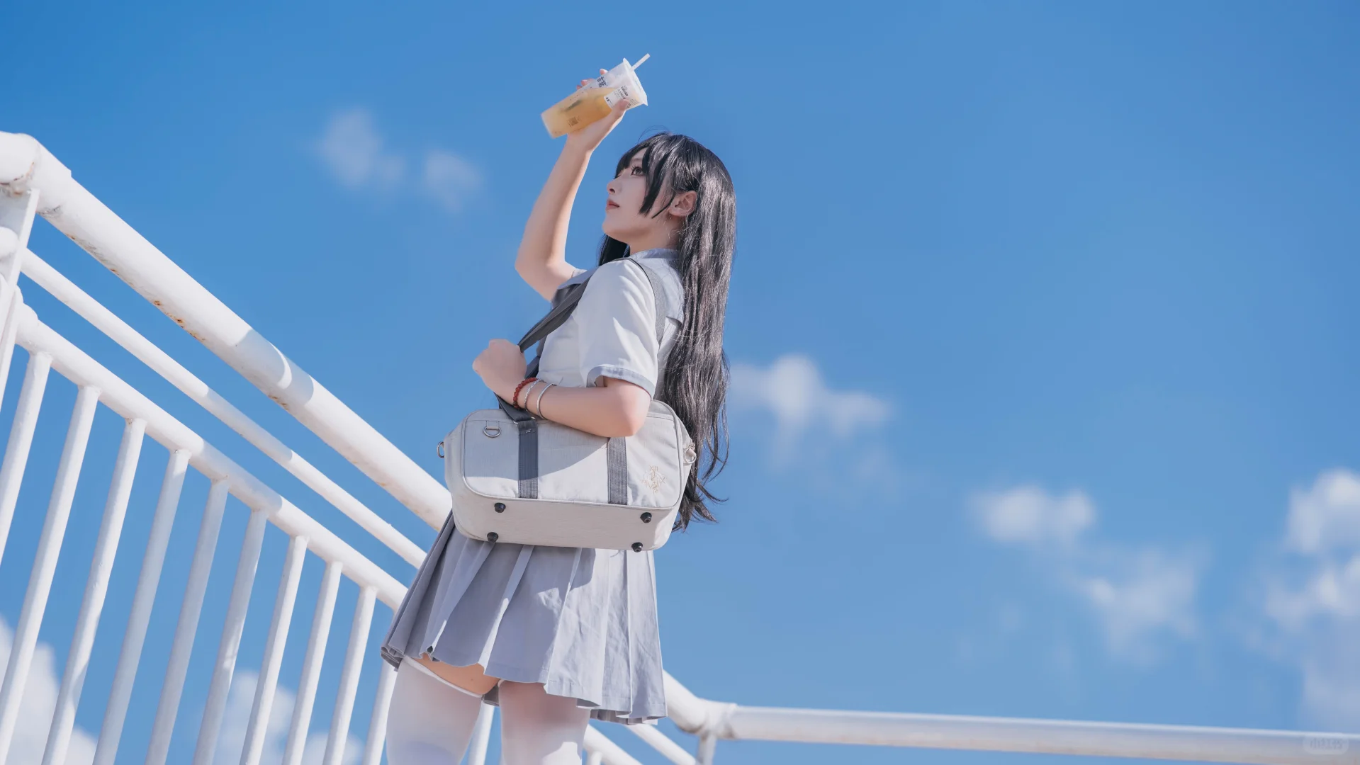 JKS·夏日jk 白色的梦里有蓝色的风