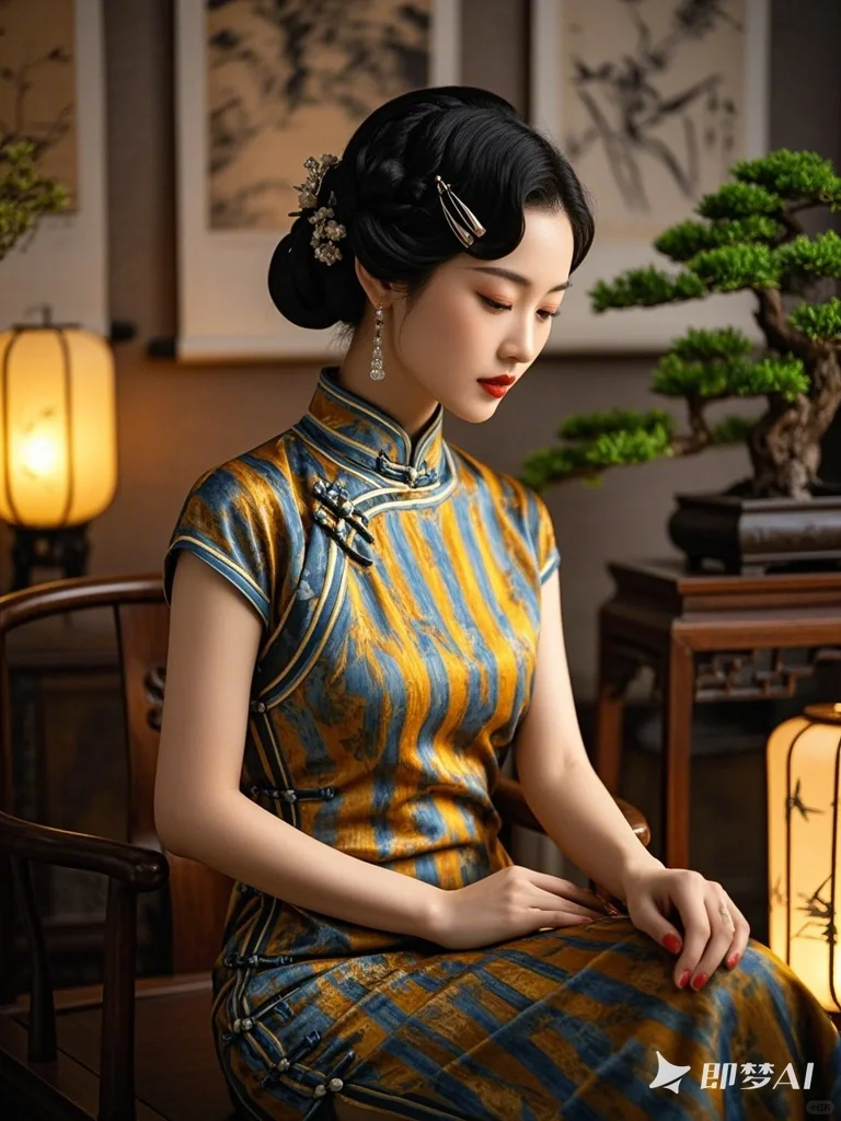 柳腰轻摆风姿生