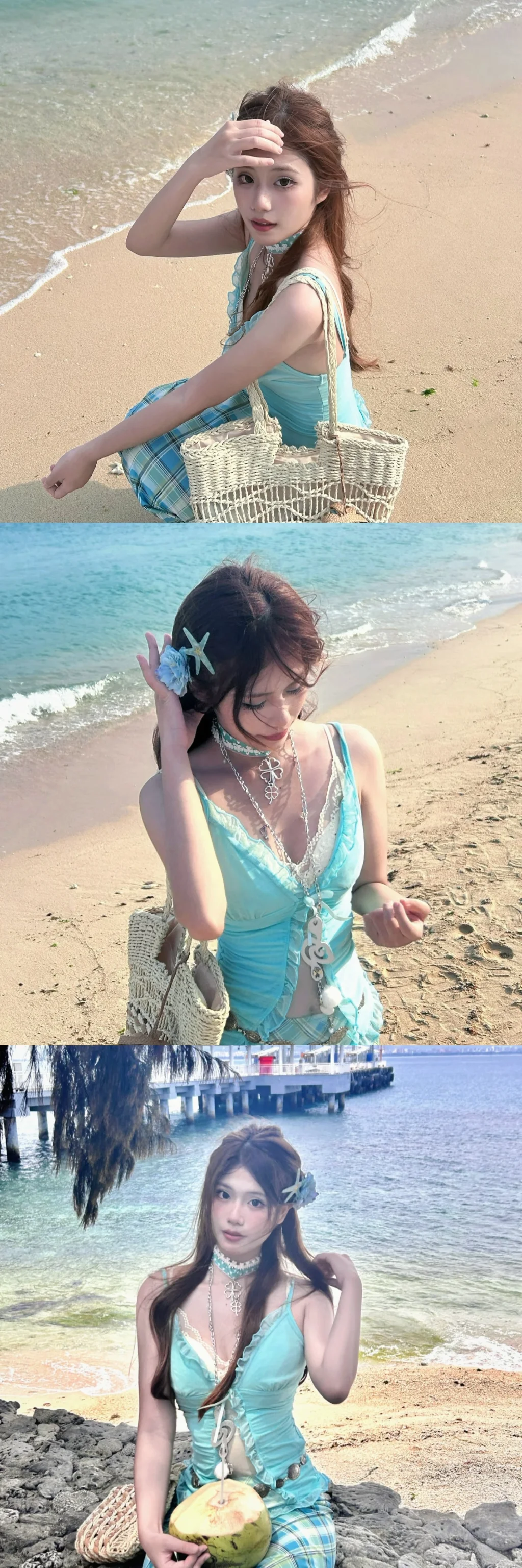 提前预习去三亚海边氛围感拍照姿势🌊