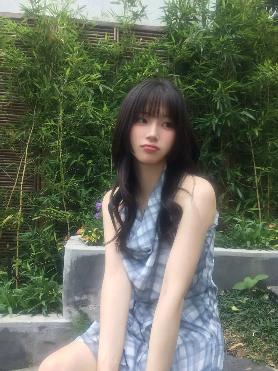 阳光下、户外、美女、好美呀！