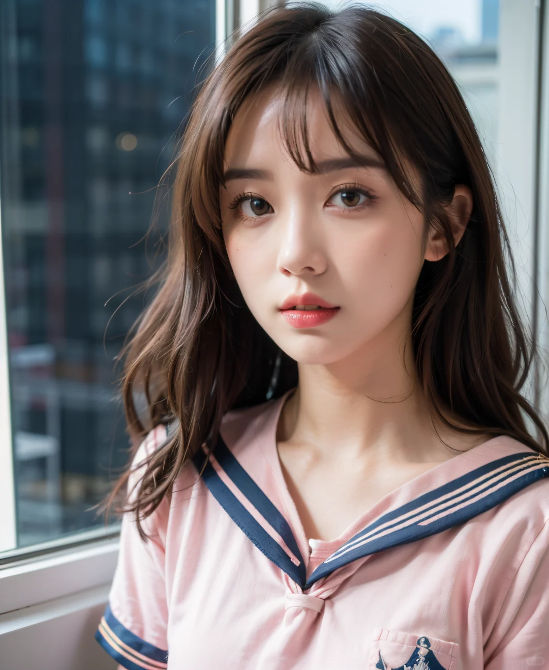 壁纸 | 甜妹 | 校园风 | 水手服