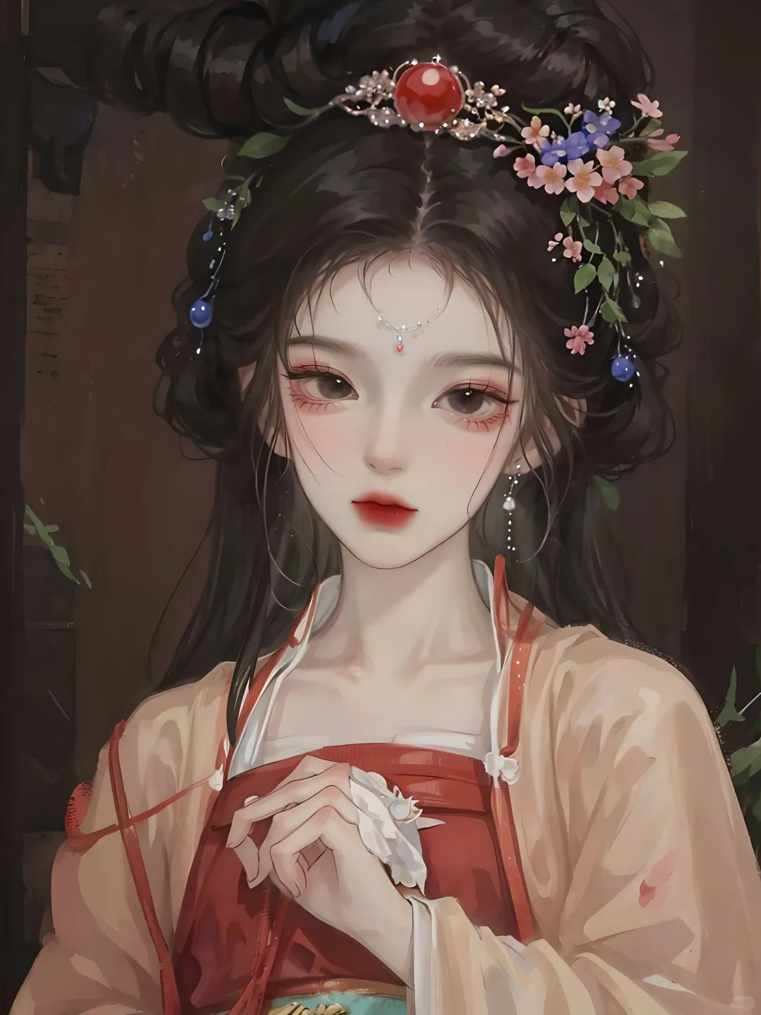 娇艳红衣美人长安第一美人重生穿越小说封面