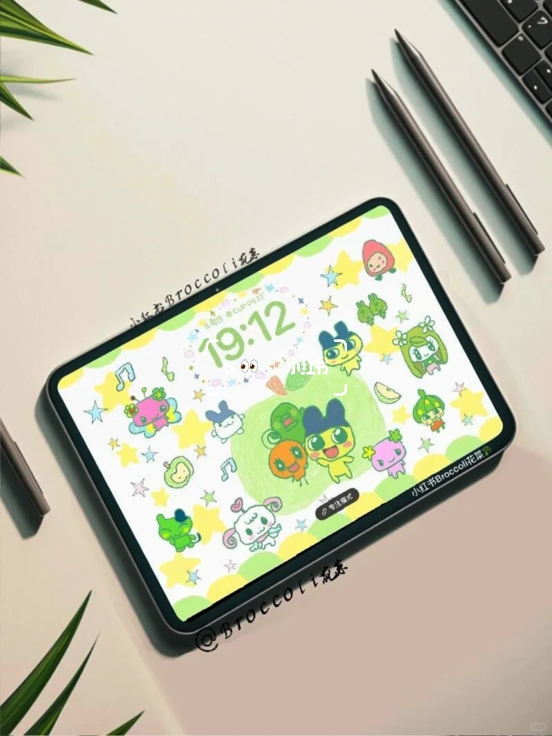 拓麻歌子青苹果🍏平板壁纸🍀🍀