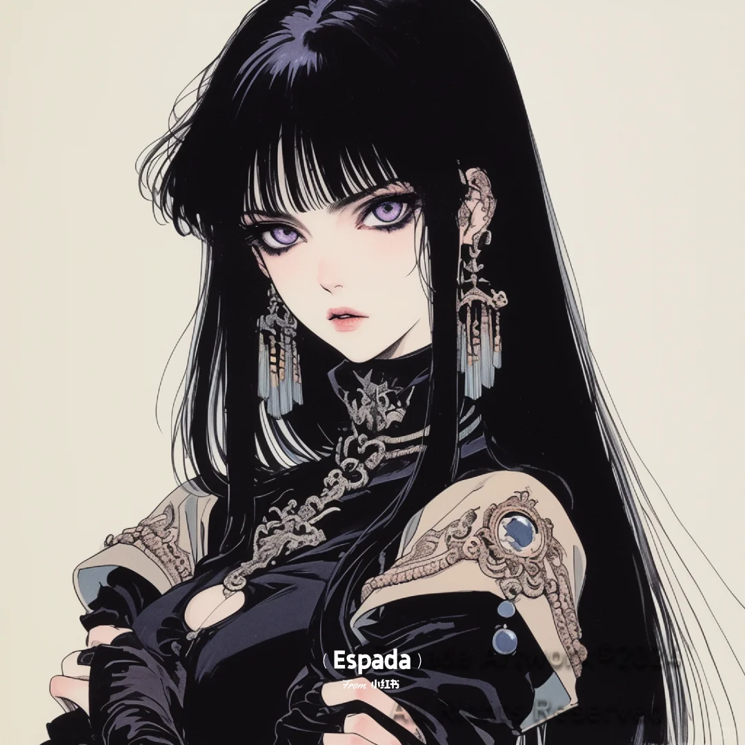 👑女头（黑色）