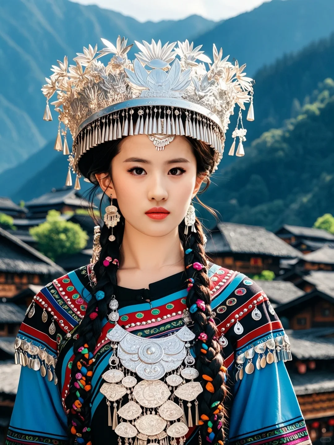 刘亦菲各少数民族服饰造型，哪套最好看