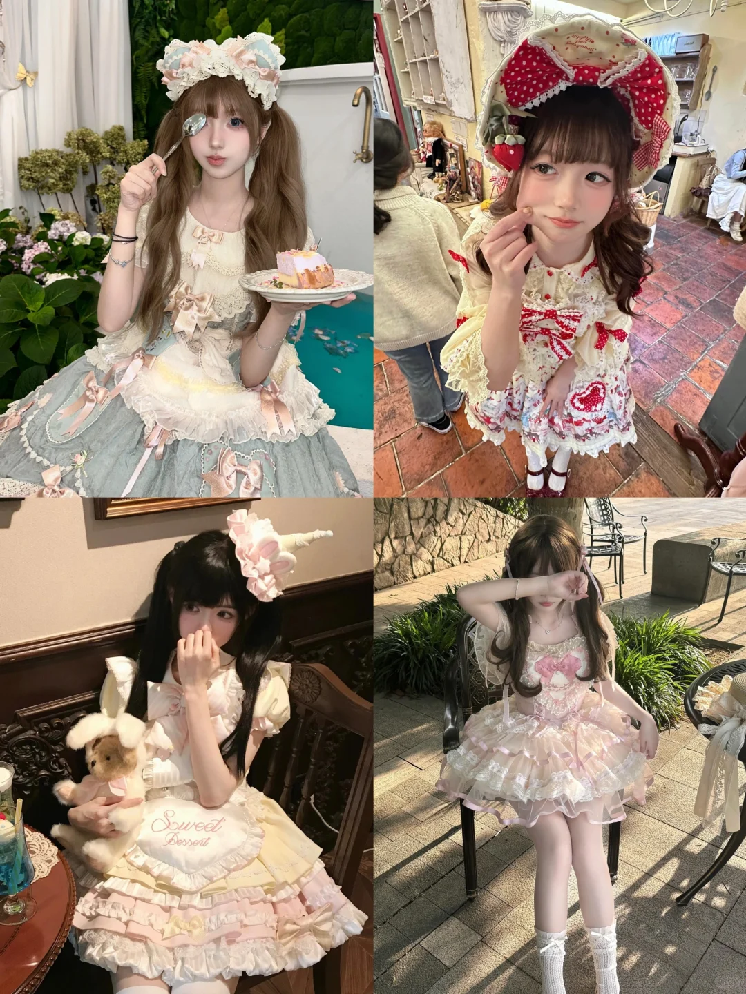 僵硬宝宝必存的拍照姿势（Lolita篇）