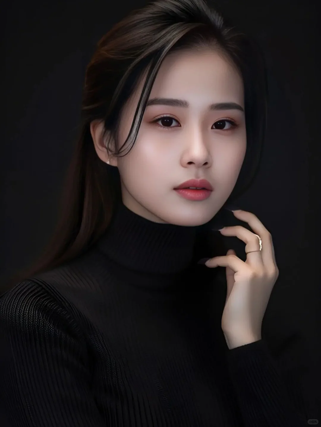 黑白高清美女图片